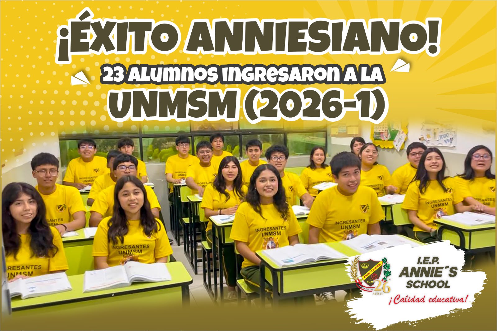 Estudiantes de Annie's School