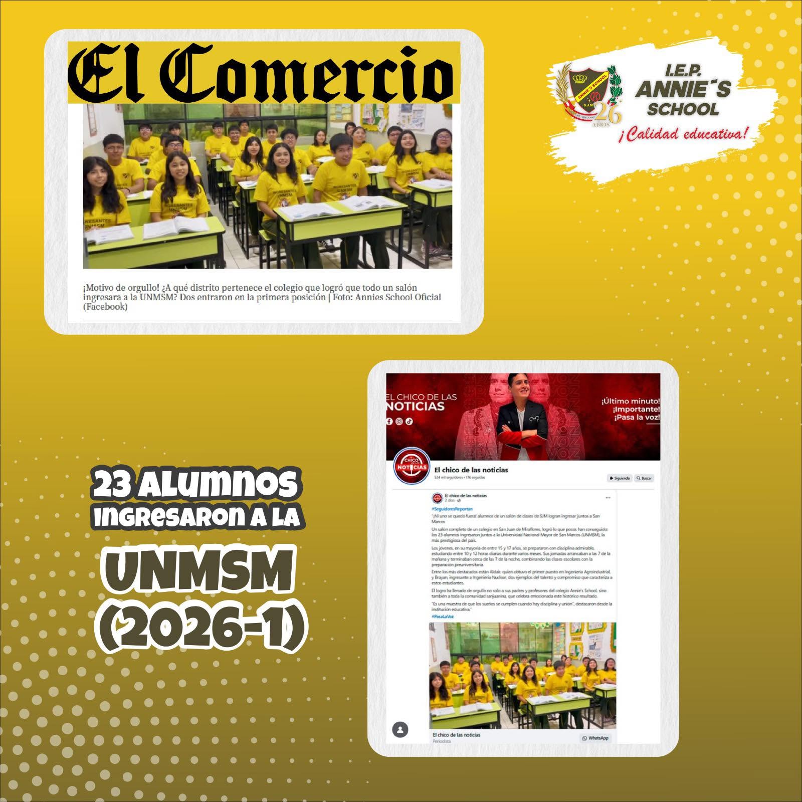 Noticia Annie's School